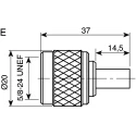 Telegartner N Series 50 Ω Coaxial Connector Cable Male, Straight Body Crimp J01020A0107