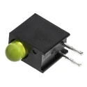 Dialight Yellow Right Angle PCB LED Indicator 5 mm (T-1 3/4), 1 LED 2.1 V Single Colour 551-0307F
