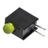 Dialight Yellow Right Angle PCB LED Indicator 5 mm (T-1 3/4), 1 LED 2.1 V Single Colour 551-0307F