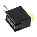 Dialight Yellow Right Angle PCB LED Indicator 5 mm (T-1 3/4), 1 LED 2.1 V Single Colour 551-0307F