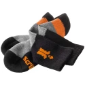 Scruffs Trade Black Socks Pack of 3 Pairs Size 41/44 (UK 7/9.5) Blend of Cotton, Polyamide and Elastane T53547