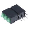 Dialight Green Right Angle PCB LED Indicator 5 mm (T-1 3/4), 3 LEDs 2.5 V Single Colour 570-0100-222F