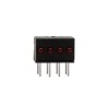 Dialight Red Right Angle PCB LED Indicator 5 mm (T-1 3/4), 4 LEDs, 2 V Single Colour 555-4001F
