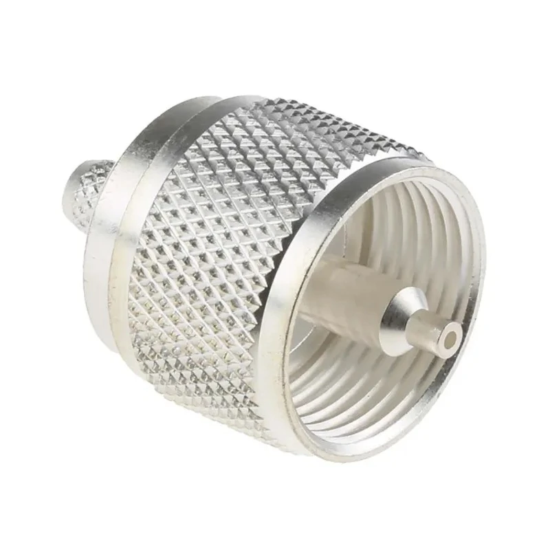 RS PRO 50 Ω Straight Body Crimp Coaxial Connector Cable Male UHF, 300 MHz Operating Frequency 546-2605