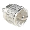 RS PRO 50 Ω Straight Body Crimp Coaxial Connector Cable Male UHF, 300 MHz Operating Frequency 546-2605