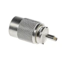 RS PRO Coaxial Connector Cable Male UHF 50 Ω Straight Body Solder 546-2582