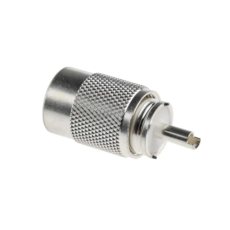 RS PRO Coaxial Connector Cable Male UHF 50 Ω Straight Body Solder 546-2582
