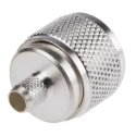 RS PRO Coaxial Connector Cable Male UHF 75 Ω Straight Body Crimp 546-2611