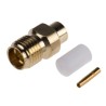 RS PRO Coaxial Connector Cable Female SMA, Straight Body Crimp Connector RG402 Subminiature 18GHz Operating 546-3125