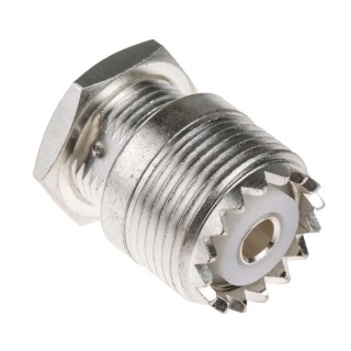 NEUTRAL Coaxial Connector Panel Mount Female UHF 50 Ω Straight Body Solder 546-2627
