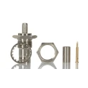 RS PRO Coaxial Connector Panel Mount Female BNC 50 Ω Straight Body Crimp 4GHz 85°C 546-2784