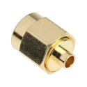 RS PRO SMA Series Coaxial Connector Cable Male SMA 50 Ω Straight Body Solder 546-3080