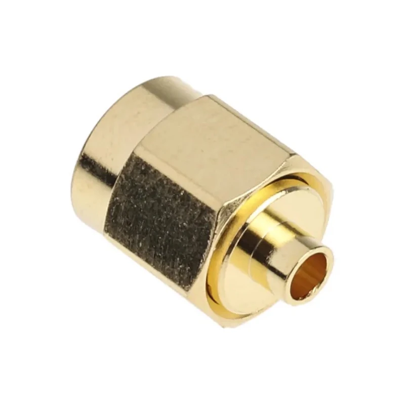 RS PRO SMA Series Coaxial Connector Cable Male SMA 50 Ω Straight Body Solder 546-3080