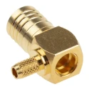 RS PRO 50 Ω Right Angle Coaxial Connector Cable Male SMB, Gold Plated, Crimp Termination RG174A/U 4GHz 546-3377