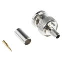 RS PRO Coaxial Connector Cable Male BNC, 50 Ω, Straight Body, Crimp Termination, RG58 Cable, 4 GHz Operating 546-3721