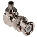 RS PRO Coaxial Connector Cable Male BNC, 75 Ω, Right Angle Body Crimp 546-3888