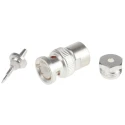 RS PRO Coaxial Connector Cable Male BNC 50 Ω Straight Body Clamp 546-4285