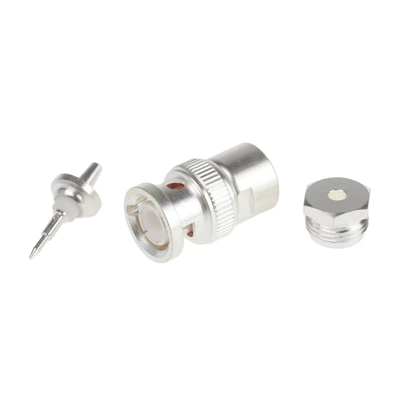 RS PRO Coaxial Connector Cable Male BNC 50 Ω Straight Body Clamp 546-4285