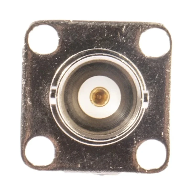 RS PRO Coaxial Connector Flange Female BNC, 50 Ω, Straight Body, Solder Termination, 4 GHz Operating Frequency 546-4005