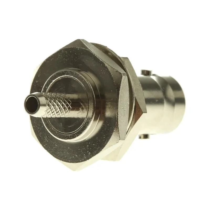 RS PRO Coaxial Connector Panel Mount Female BNC 75 Ω Straight Body Crimp 546-3923