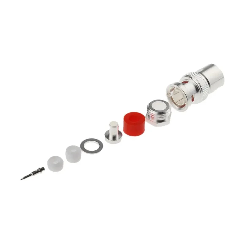 RS PRO Coaxial Connector Cable Male BNC 75 Ω Straight Body Clamp 546-4263