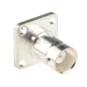 RS PRO Coaxial Connector Flange Female BNC, 50 Ω, Straight Body Solder 546-4487