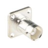 RS PRO Coaxial Connector Flange Female BNC, 50 Ω, Straight Body Solder 546-4487