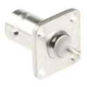 RS PRO Coaxial Connector Flange Female BNC, 50 Ω, Straight Body Solder 546-4487