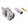 RS PRO Coaxial Connector Cable Male BNC, 50 Ω, Straight Body Crimp, RG174 Cable, 4GHz Operating Frequency 546-3620