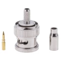 RS PRO Coaxial Connector Cable Male BNC, 50 Ω, Straight Body Crimp, RG174 Cable, 4GHz Operating Frequency 546-3620
