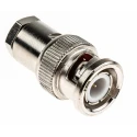 RS PRO 75Ω Coaxial Connector Cable Male BNC, Straight Body Clamp 546-4881