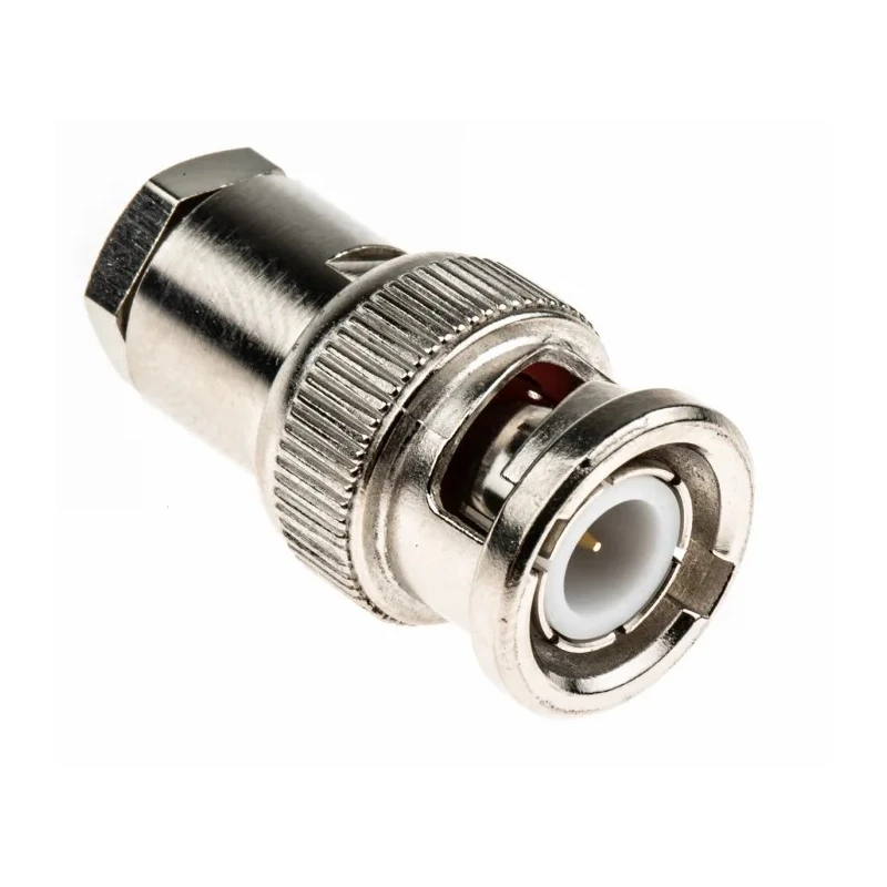 RS PRO 75Ω Coaxial Connector Cable Male BNC, Straight Body Clamp 546-4881