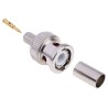 RS PRO Coaxial Connector Cable Male BNC 75 Ω Straight Body Crimp 4 GHz Operating Frequency 546-4869