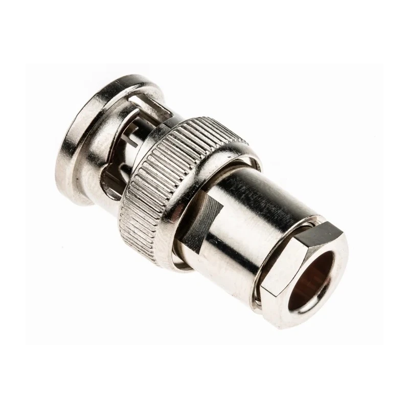RS PRO 75Ω Coaxial Connector Cable Male BNC, Straight Body Clamp 546-4881