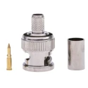 RS PRO Coaxial Connector Cable Male BNC 75 Ω Straight Body Crimp 4 GHz Operating Frequency 546-4869
