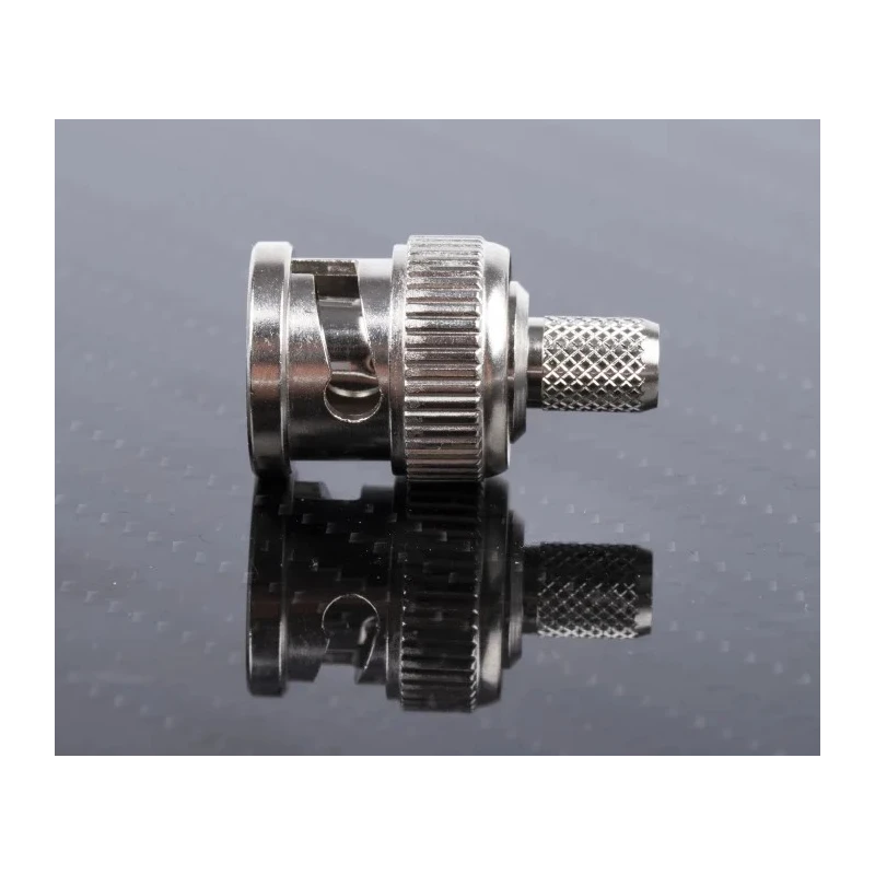 RS PRO Coaxial Connector Cable Male BNC 75 Ω Straight Body Crimp 4 GHz Operating Frequency 546-4869