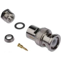 RS PRO Coaxial Connector Cable Male BNC 50 Ω Straight Body Clamp 546-4875