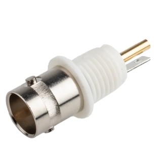 RS PRO Coaxial Connector Panel Mount Female BNC 75 Ω Straight Body Solder 546-3995