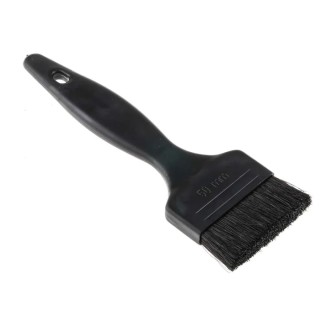 RS PRO Anti-Static Brush Flat Conductive Nylon Bristles Polypropylene Handle 164mm Length 125-0302