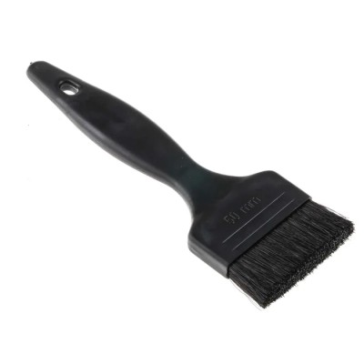 RS PRO Anti-Static Brush Flat Conductive Nylon Bristles Polypropylene Handle 164mm Length 125-0302
