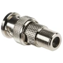 RS PRO Straight RF Adapter BNC Plug to F Socket 1GHz Nickel Plated Coaxial 546-5086