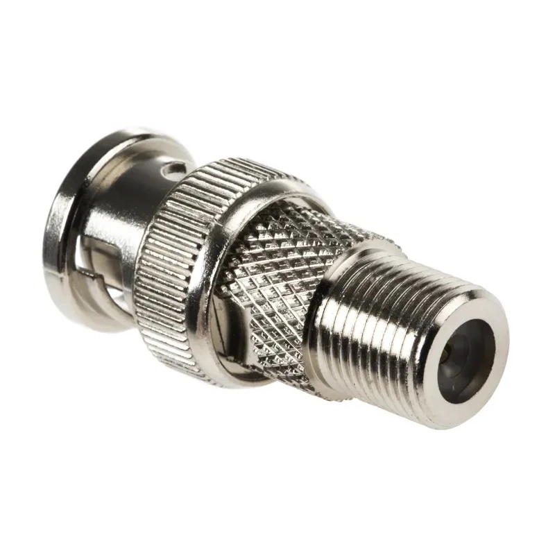 RS PRO Straight RF Adapter BNC Plug to F Socket 1GHz Nickel Plated Coaxial 546-5086