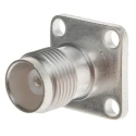 RS PRO Coaxial Connector Bulkhead Mount Female TNC, 50 Ω, Straight Body Solder 546-5238