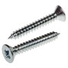 RS PRO Bright Zinc Steel Countersunk Head Self-Tapping Screw 32 mm Thread Size 10 546-5597