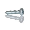 RS PRO Bright Zinc Steel Pan Head Self-Tapping Screw 13 mm Thread Size 4 Pozidriv Drive DIN 7981C Grade A4 546-5632