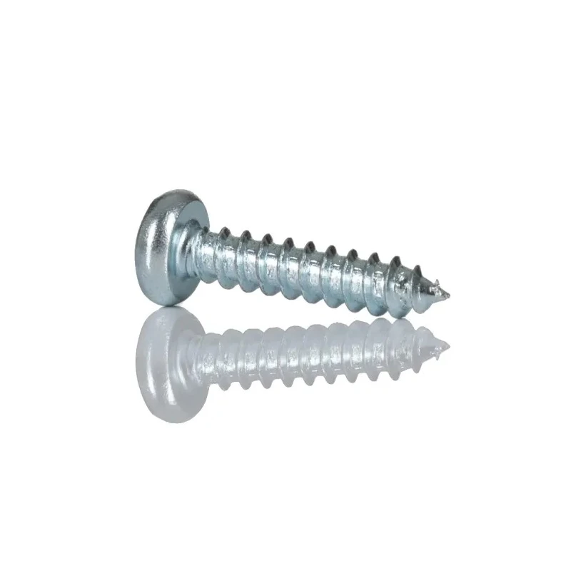 RS PRO Bright Zinc Steel Pan Head Self-Tapping Screw 13 mm Thread Size 4 Pozidriv Drive DIN 7981C Grade A4 546-5632