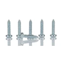 RS PRO Bright Zinc Steel Pan Head Self-Tapping Screw 13 mm Thread Size 4 Pozidriv Drive DIN 7981C Grade A4 546-5632