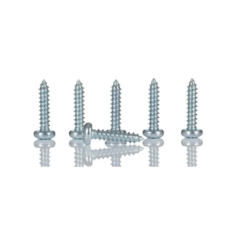 RS PRO Bright Zinc Steel Pan Head Self-Tapping Screw 13 mm Thread Size 4 Pozidriv Drive DIN 7981C Grade A4 546-5632