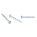 RS PRO Bright Zinc Steel Pan Head Self-Tapping Screw 25mm Thread Size 6 A4 Grade 546-5682