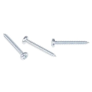 RS PRO Bright Zinc Steel Pan Head Self-Tapping Screw 25mm Thread Size 6 A4 Grade 546-5682